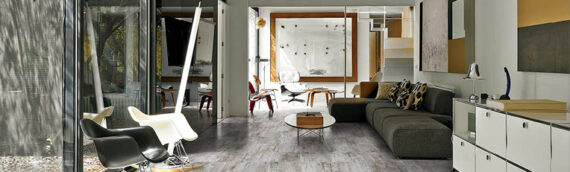 Wood look tiles